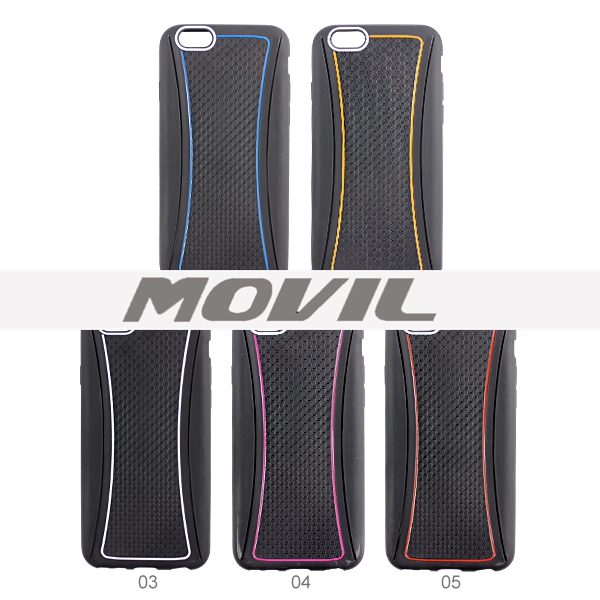 NP-2635 Funda de TPU combinado de moda para Apple iPhone 6 -1